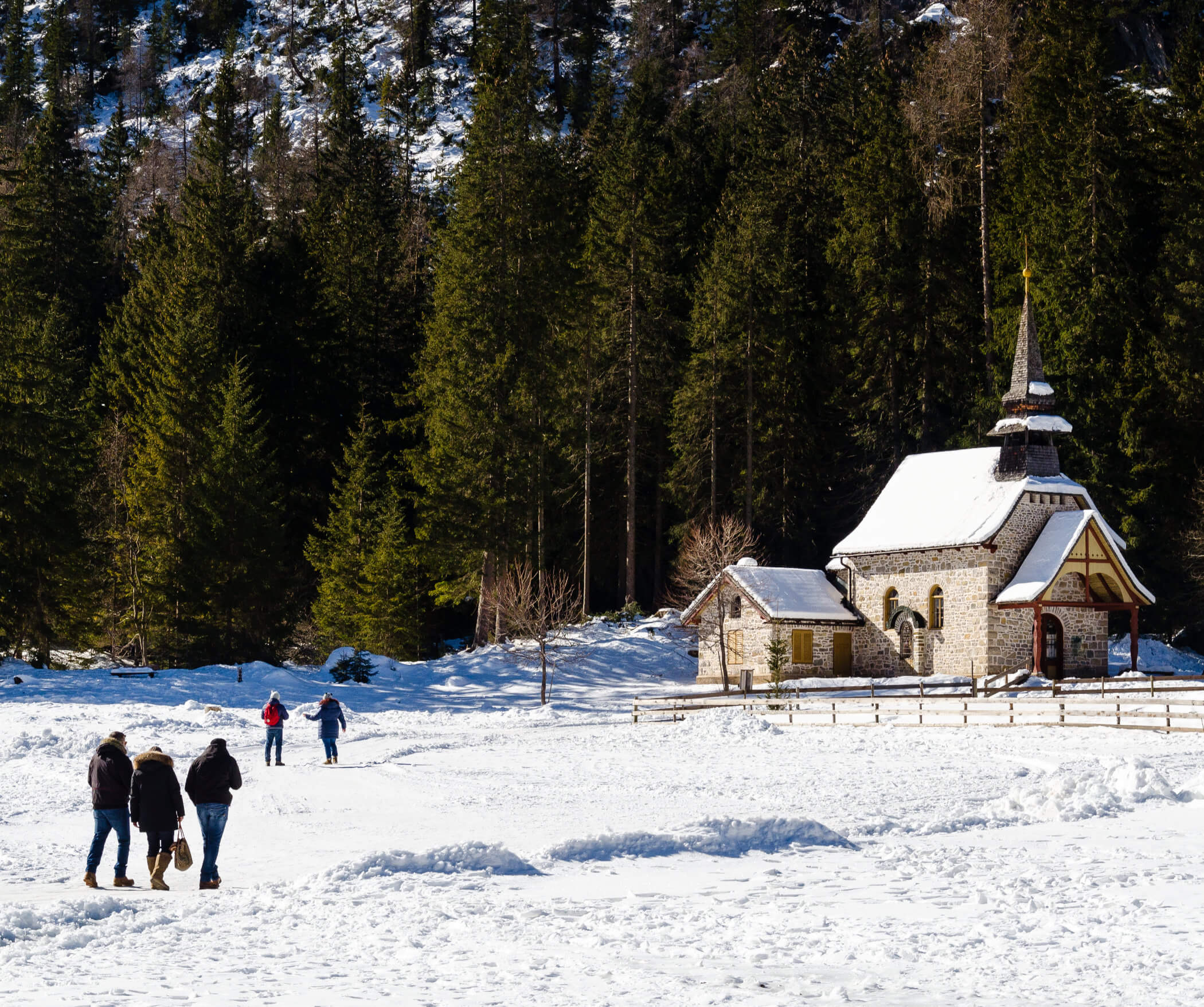 Wanderung zur Kapelle - Pragser Wildsee