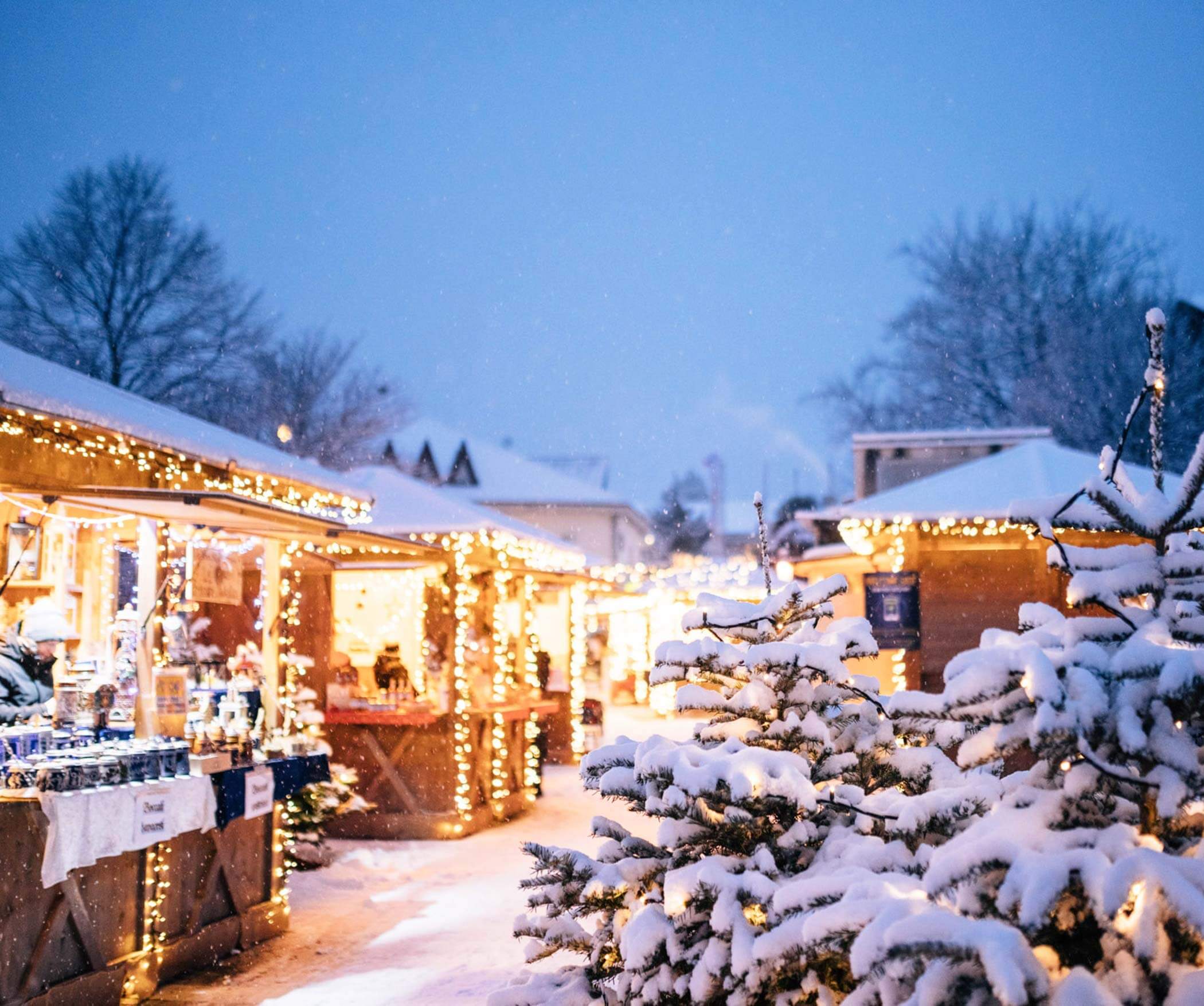 Winterlandschaft - Algunder Christkindlmarkt