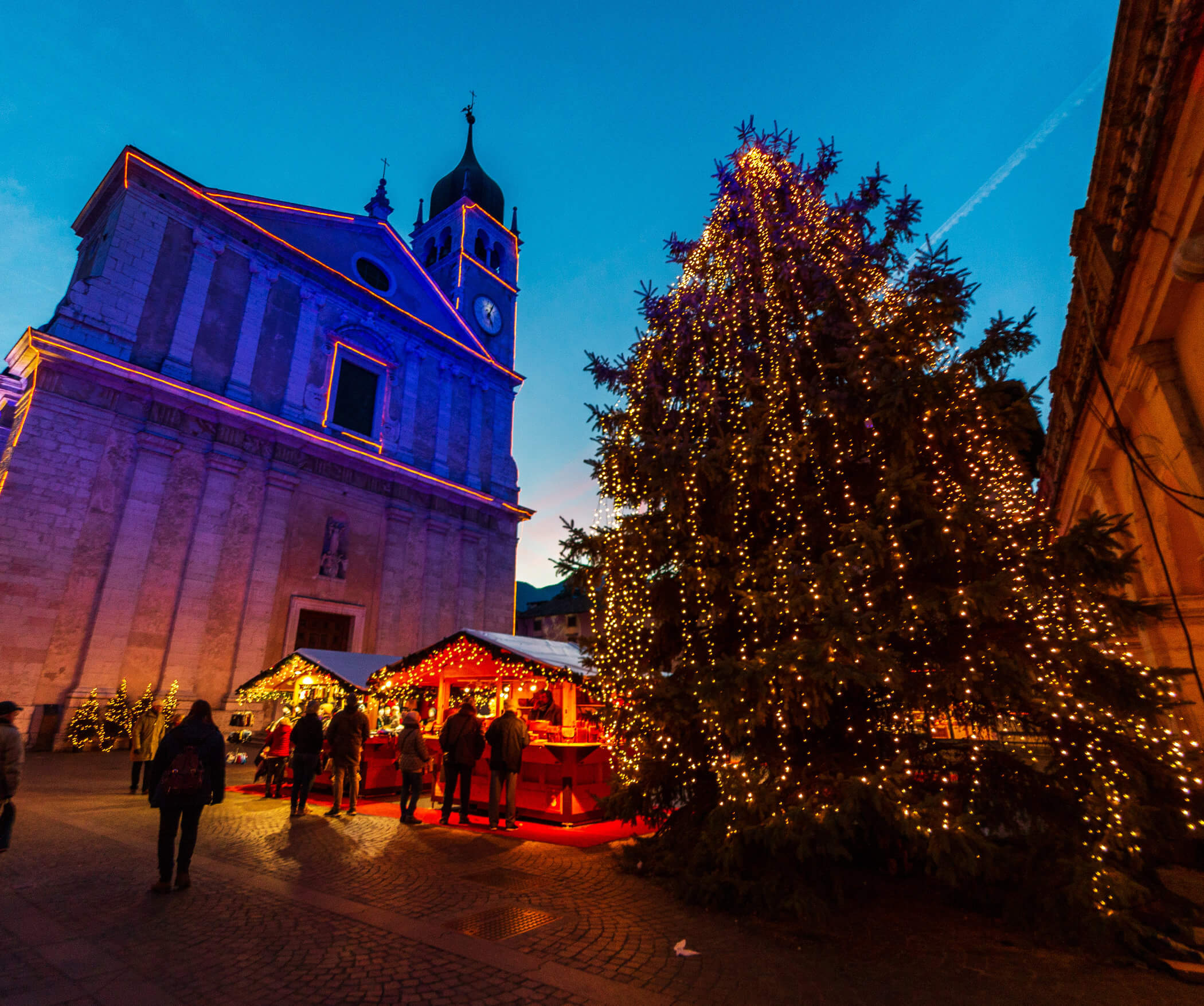 Weihnachtsbaum, Weihnachtsmarkt Arco - Trient