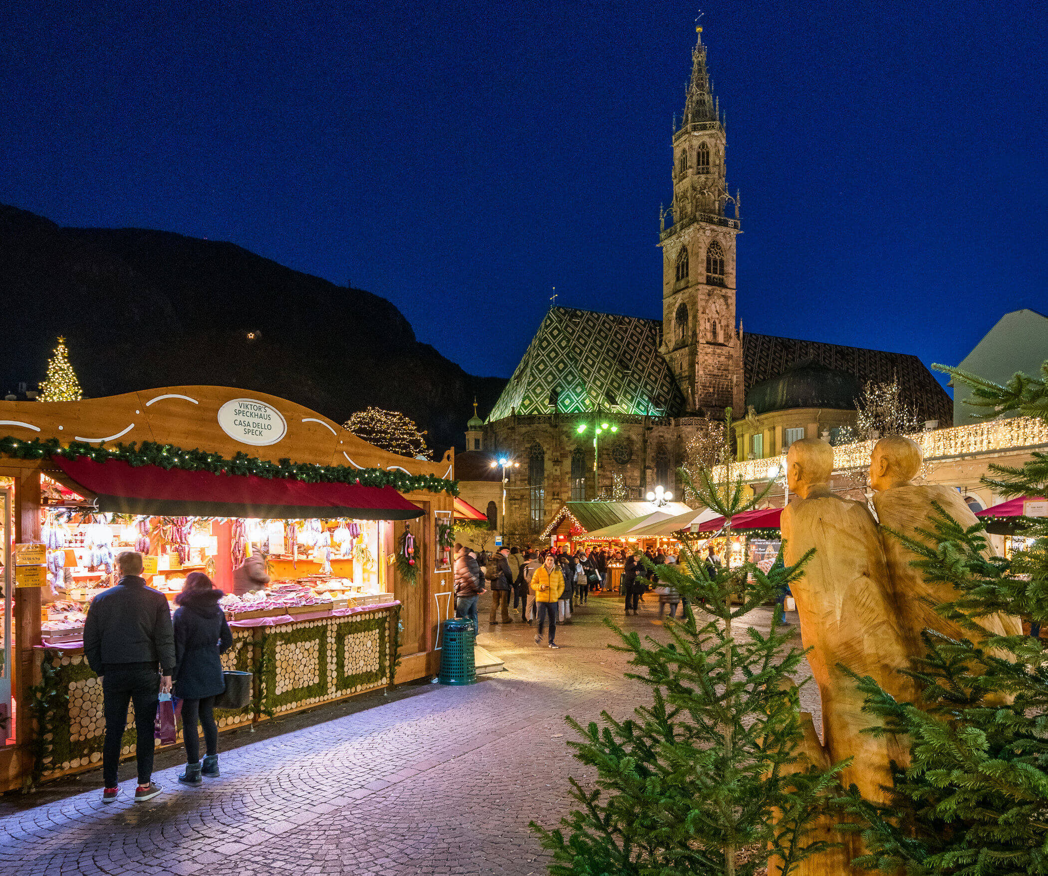 Abendstimmung - Weihnachten in Bozen