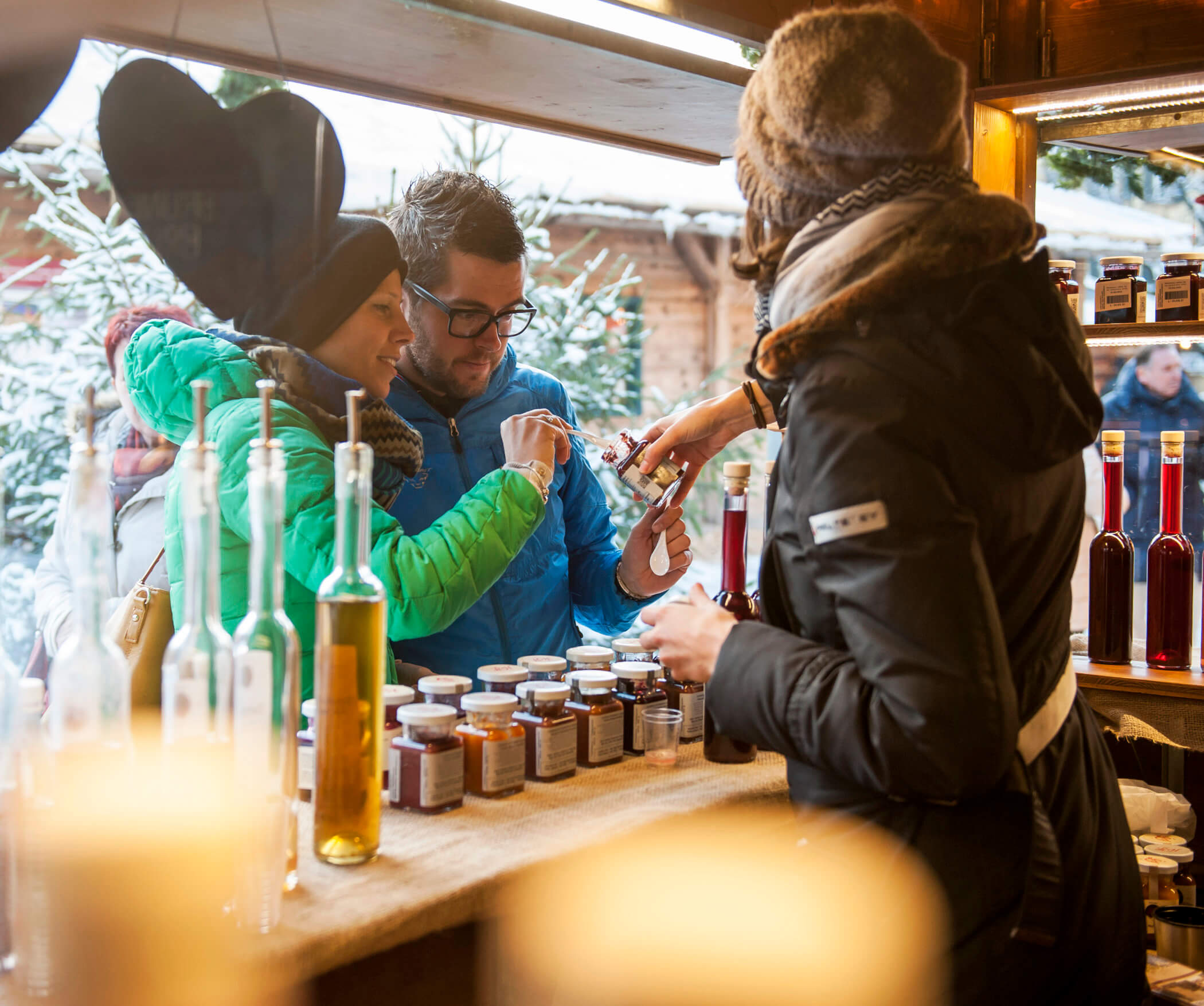 Marmelade verkosten in Bruneck
