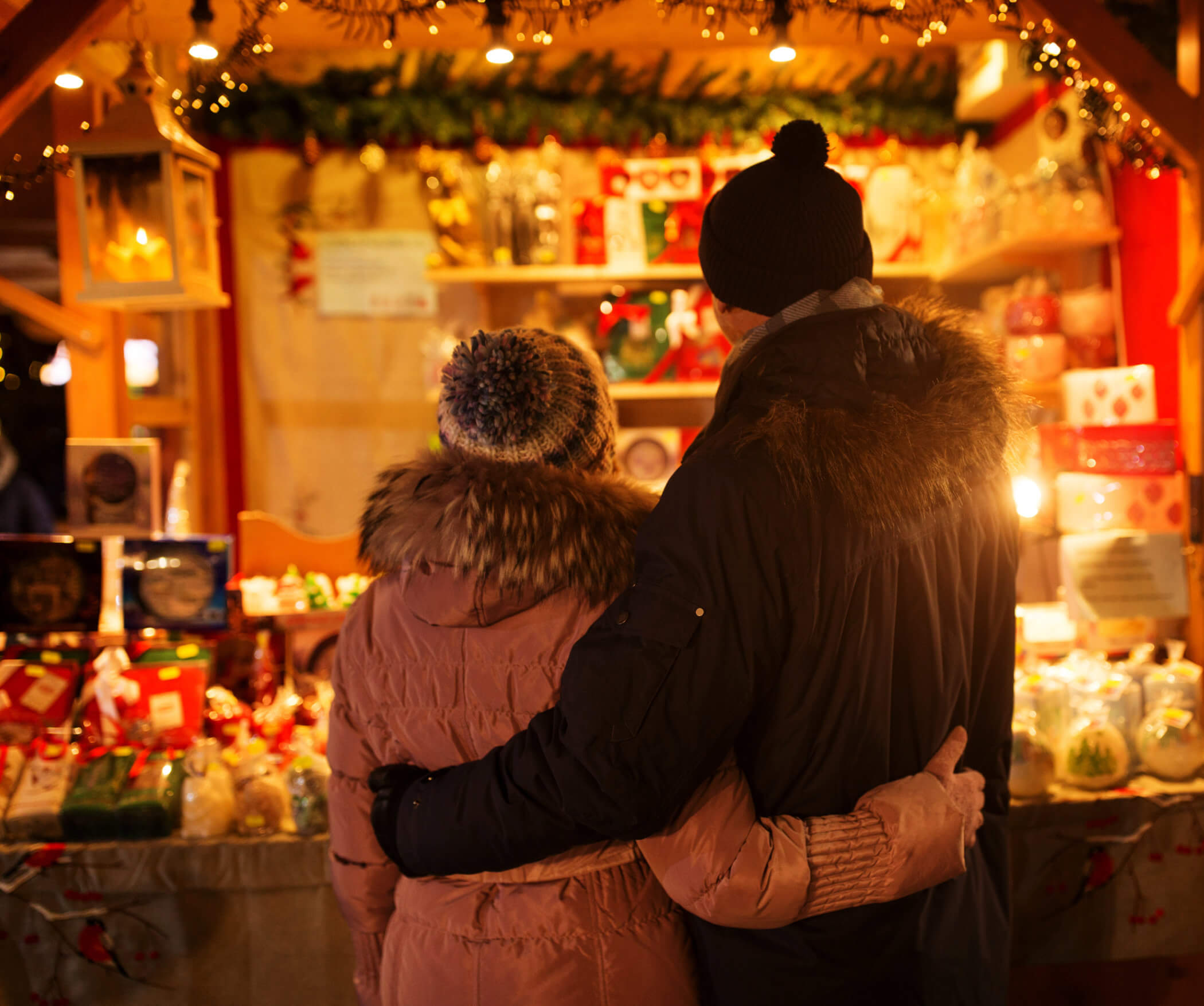 Weihnachtsmarkt Klausen - Paar