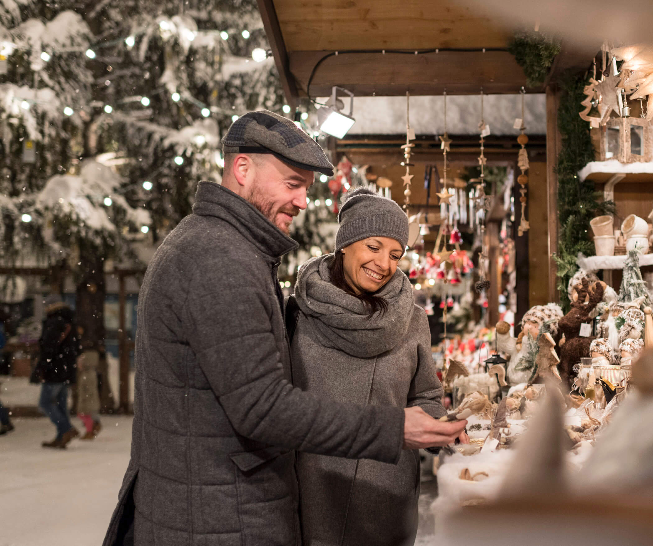 Weihnachtsmarkt Sterzing - Paar